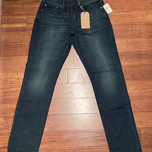 Lucky Brand Men's Dark Blue Straight Jeans